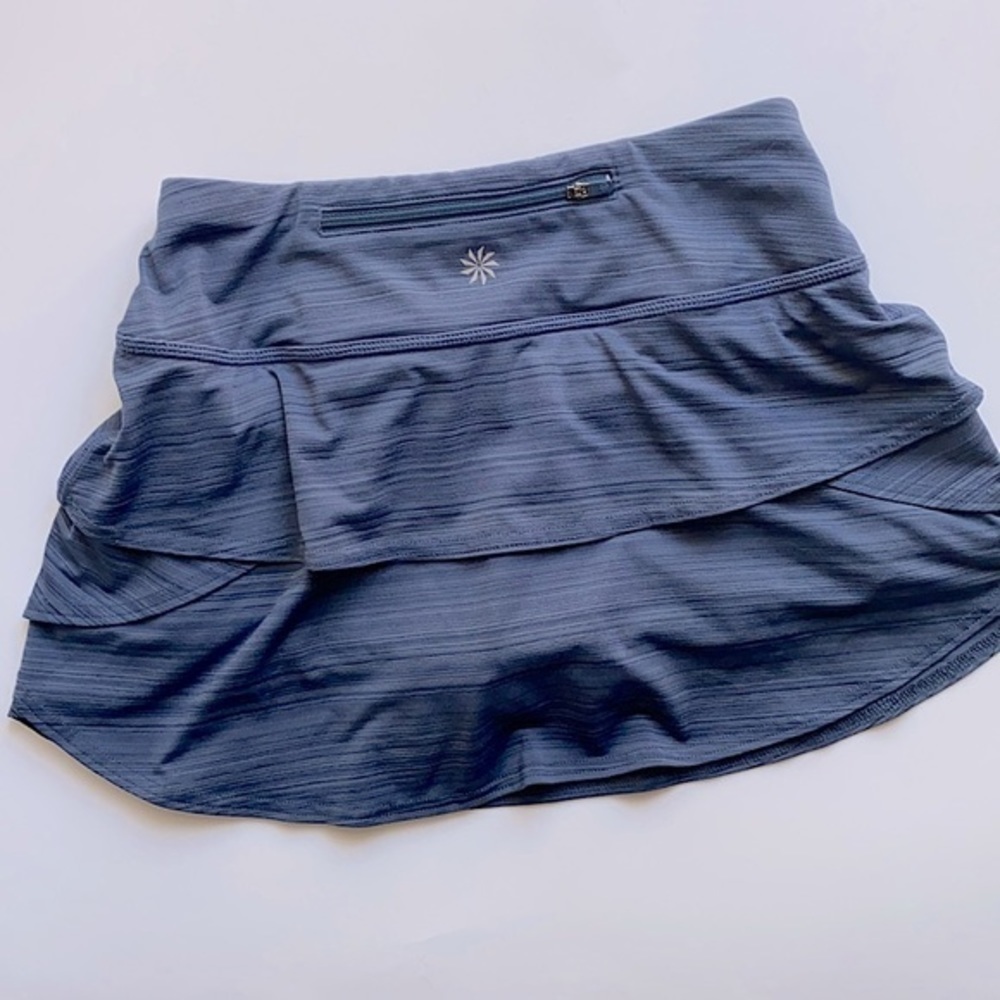 Athleta Swagger Skort XXS Blue Tennis Skirt Athletic Running Golf Skort EUC